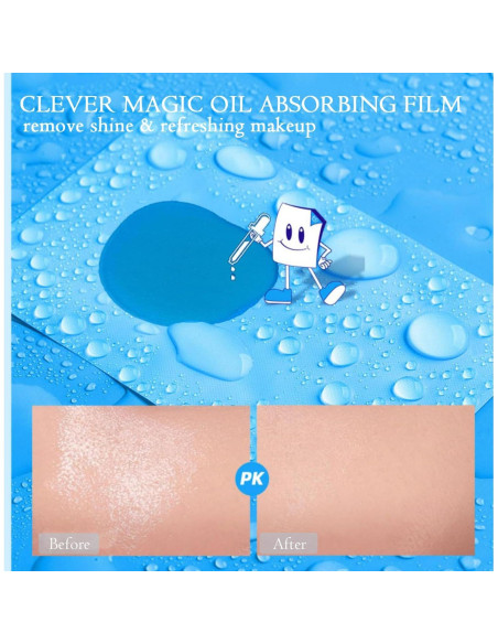 Hojas Absorbentes de Aceite Aaiffey Rosa 50 Hojas Piel Grasa