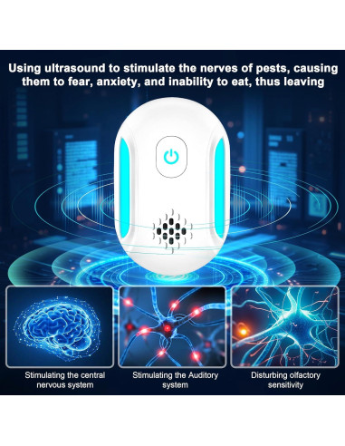 Repelente Electrónico de Insectos Ultrasonido Gotrays HK-312