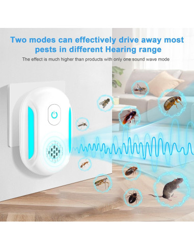 Repelente Electrónico de Insectos Ultrasonido Gotrays HK-312