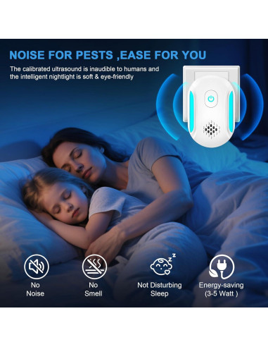 Repelente Electrónico de Insectos Ultrasonido Gotrays HK-312