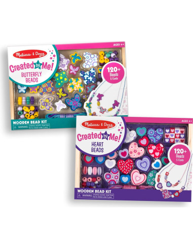 Conjunto de cuentas de madera Melissa & Doug 300 piezas