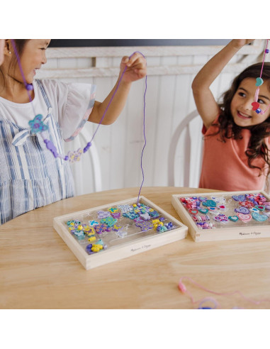 Conjunto de cuentas de madera Melissa & Doug 300 piezas