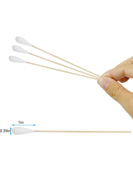 Hisopos de Algodón Grande 15.24 cm 400pcs para Mascotas