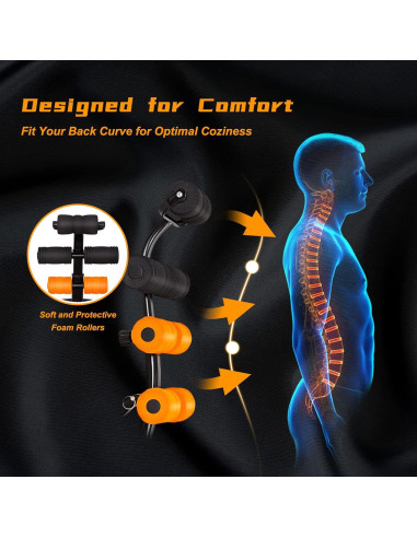 Entrenador Abdominal Goplus Ajustable 3 Niveles 99.79 kg