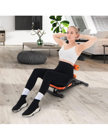 Entrenador Abdominal Goplus Ajustable 3 Niveles 99.79 kg