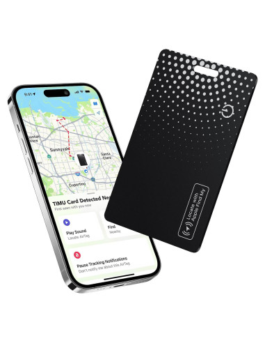 Rastreador Bluetooth TIMU Air Tracker Negro Carga Inalámbrica