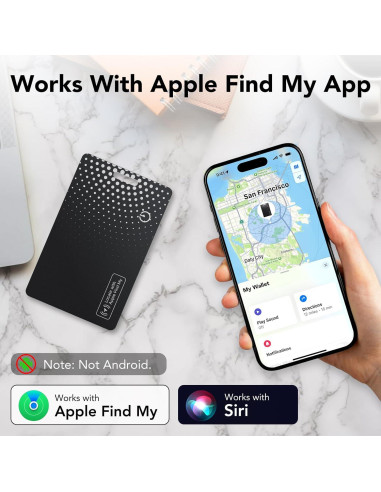 Rastreador Bluetooth TIMU Air Tracker Negro Carga Inalámbrica