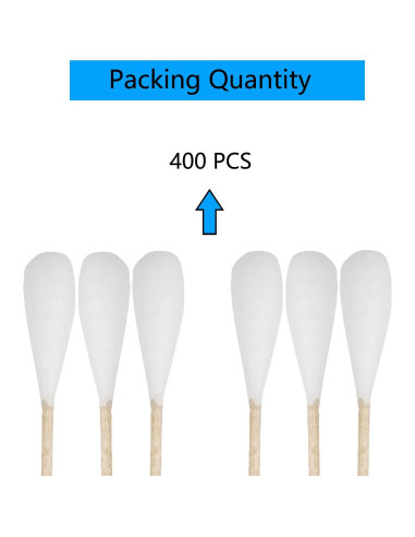 Hisopos de Algodón Grande 15.24 cm 400pcs para Mascotas