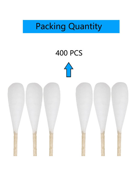 Hisopos de Algodón Grande 15.24 cm 400pcs para Mascotas