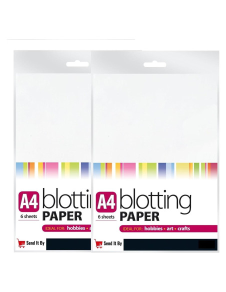 Papel de Secado A4 Enviar por - Paquete de 6 Hojas Absorbentes