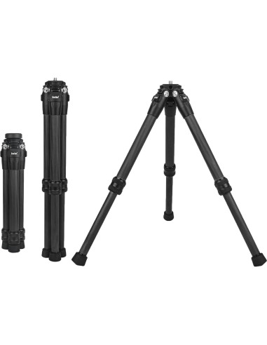 Trípode Mini de Escritorio Qishang de Fibra de Carbono para Cámaras