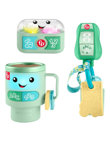 Fisher-Price Set de Regalo Ríe y Aprende 3 Juguetes Electrónicos