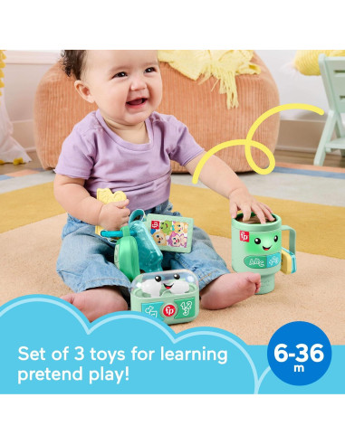 Fisher-Price Set de Regalo Ríe y Aprende 3 Juguetes Electrónicos