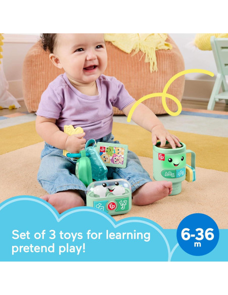 Fisher-Price Set de Regalo Ríe y Aprende 3 Juguetes Electrónicos