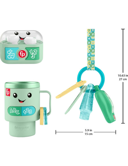 Fisher-Price Set de Regalo Ríe y Aprende 3 Juguetes Electrónicos