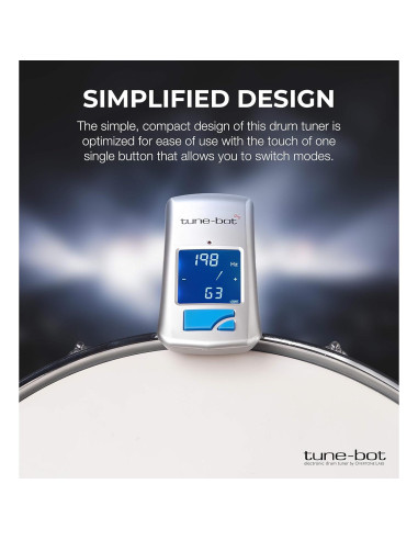 Afinador Digital Clip-On Overtone Labs Tune-Bot Gig LCD