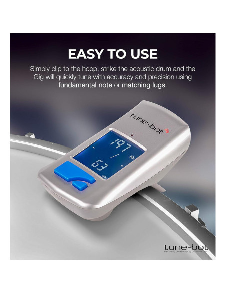 Afinador Digital Clip-On Overtone Labs Tune-Bot Gig LCD