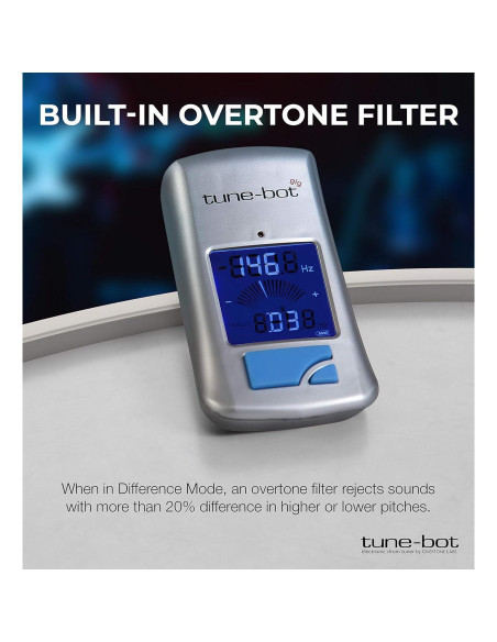 Afinador Digital Clip-On Overtone Labs Tune-Bot Gig LCD