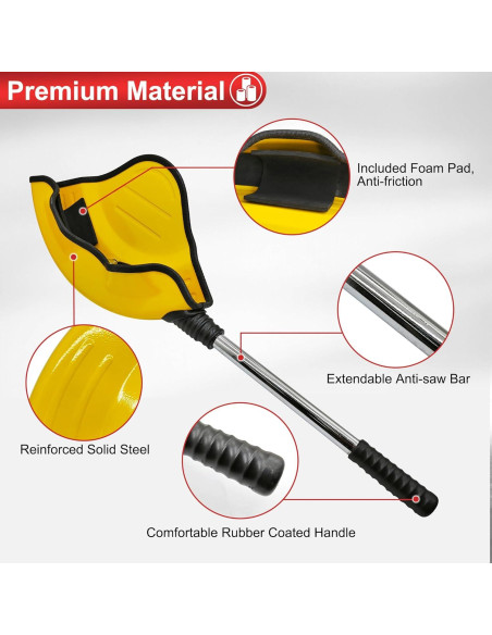 Bloqueo Universal del Volante KAYCENTOP Antirrobo Amarillo