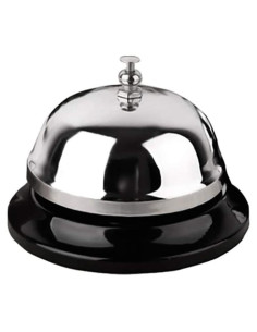 Campana de Llamada HeeYaa 8.4 cm Metálica Plata para Escritorio