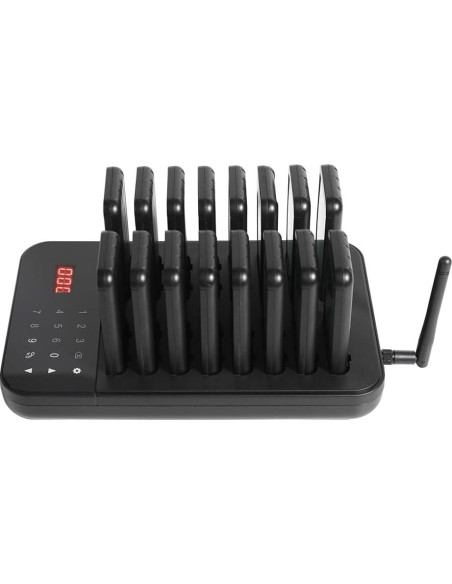 Sistema de Llamada Inalámbrico AGJ 16 Pagers para Restaurantes