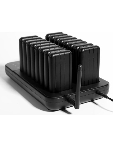 Sistema de Llamada Inalámbrico AGJ 16 Pagers para Restaurantes