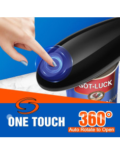 Abrelatas Eléctrico Automático Meteralla 3W Negro para Cocina 2