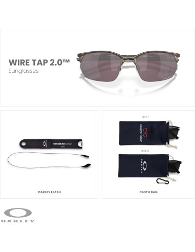 Gafas de Sol Oakley Wire Tap 2.0 OO4145 Hombres Polarizadas