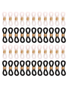 100 Conectores de Silicona para Gafas Lasenersm Ajustables
