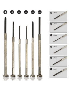 Kit de Reparación de Gafas Kingsdun 1100 Piezas con Destornilladores 2