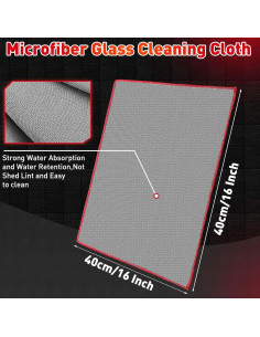 Paquete de 24 Paños de Microfibra Maxcheck 40x40 cm Gris 2