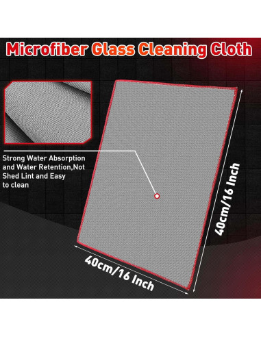 Paquete de 24 Paños de Microfibra Maxcheck 40x40 cm Gris