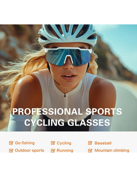 Gafas de Sol Deportivas Suoso UV400 para Hombres - TR90