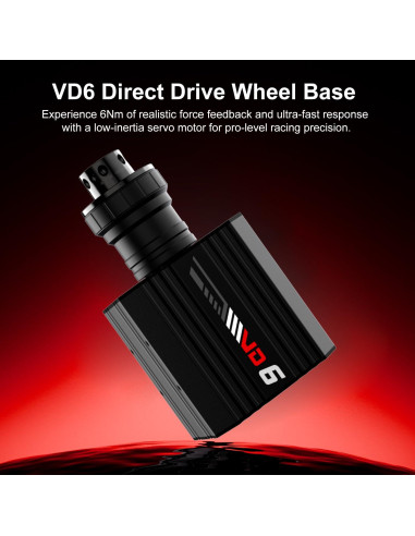 Base de Volante PXN VD6 Direct Drive 6Nm para PC