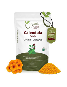 Pétalos de Caléndula Secos Organic Way 0.45 kg - Certificado Orgánico