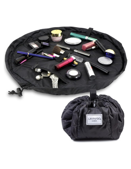 Bolsa de Cosméticos Lay-n-Go Cosmo 50.8 cm Negra Lavable
