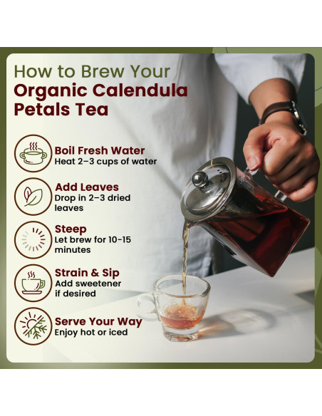 Pétalos de Caléndula Secos Organic Way 0.45 kg - Certificado Orgánico