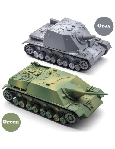 Juguete de Tanque Kvvdi Sturmpanzer y Jagdpanzer IV 1/72