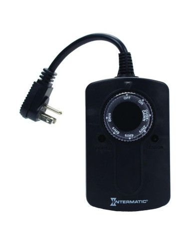 Temporizador Exterior Intermatic HB51K con Sensor de Luz 2 Salidas