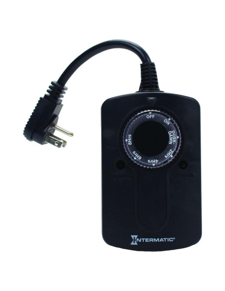 Temporizador Exterior Intermatic HB51K con Sensor de Luz 2 Salidas