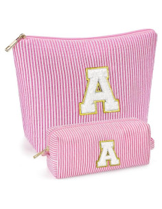 2 Bolsas de Maquillaje Rosa para Mujeres - Viaje y Aseo