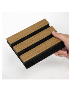 Panel Acústico de Madera Smartstandard Roble Clásico 15.24x11.94cm