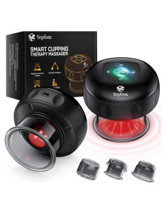 Set de Ventosas Inteligente 5-en-1 Yepfom con Calor y Luz Roja