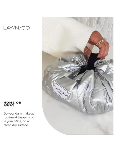 Bolsa de Cosméticos Lay-n-Go Cosmo 50.8 cm Negra Lavable