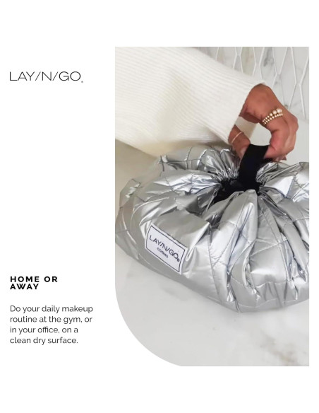 Bolsa de Cosméticos Lay-n-Go Cosmo 50.8 cm Negra Lavable