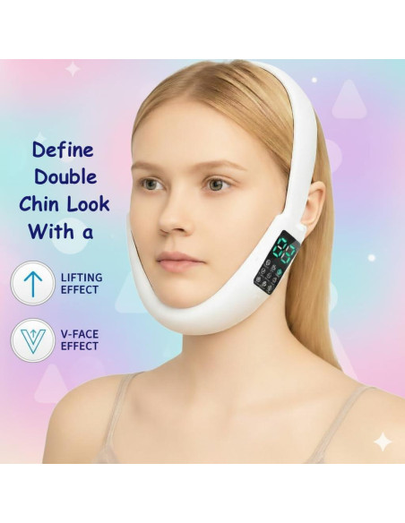 Máquina V-Face Versha para papada doble - 15 intensidades y 8 modos