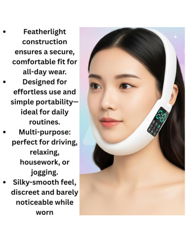 Máquina V-Face Versha para papada doble - 15 intensidades y 8 modos