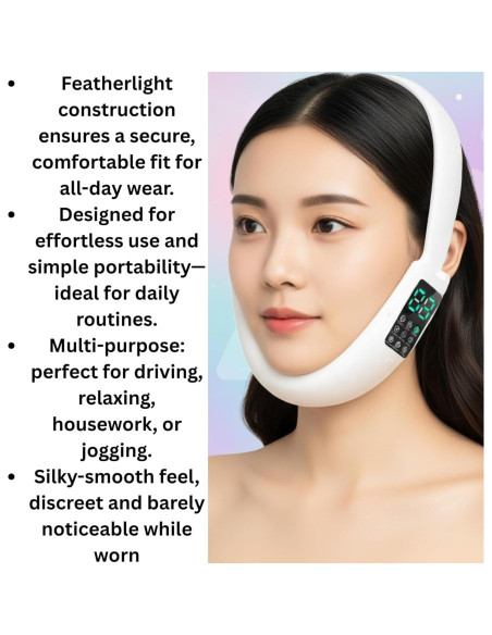 Máquina V-Face Versha para papada doble - 15 intensidades y 8 modos