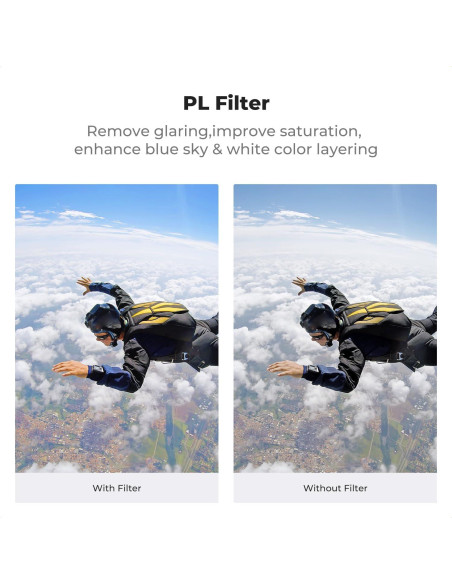 Kit de Filtros K&F Concept para Insta360 Ace Pro 2 - 4 Piezas