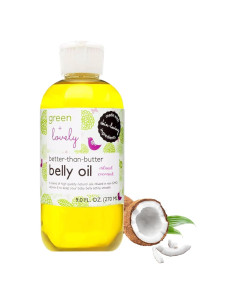 Aceite para Vientre Green + Lovely 236g Coco de Isla